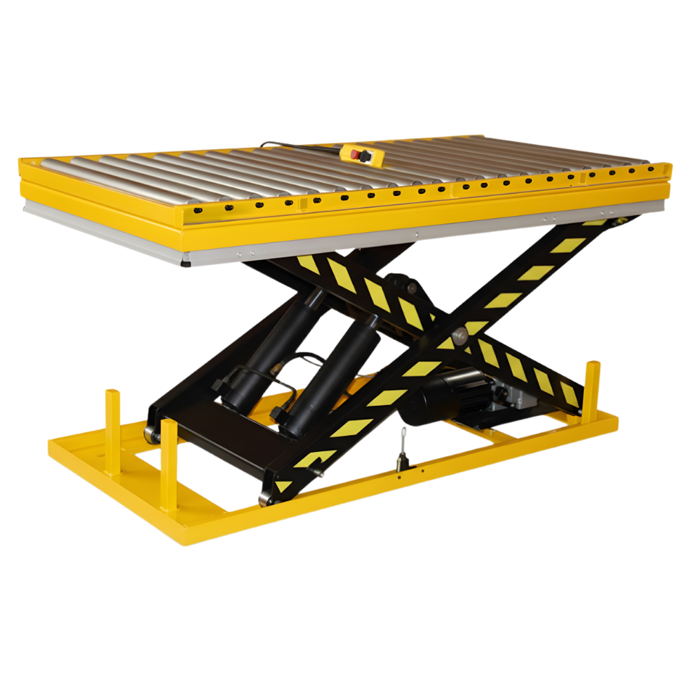 Roller scissor lift